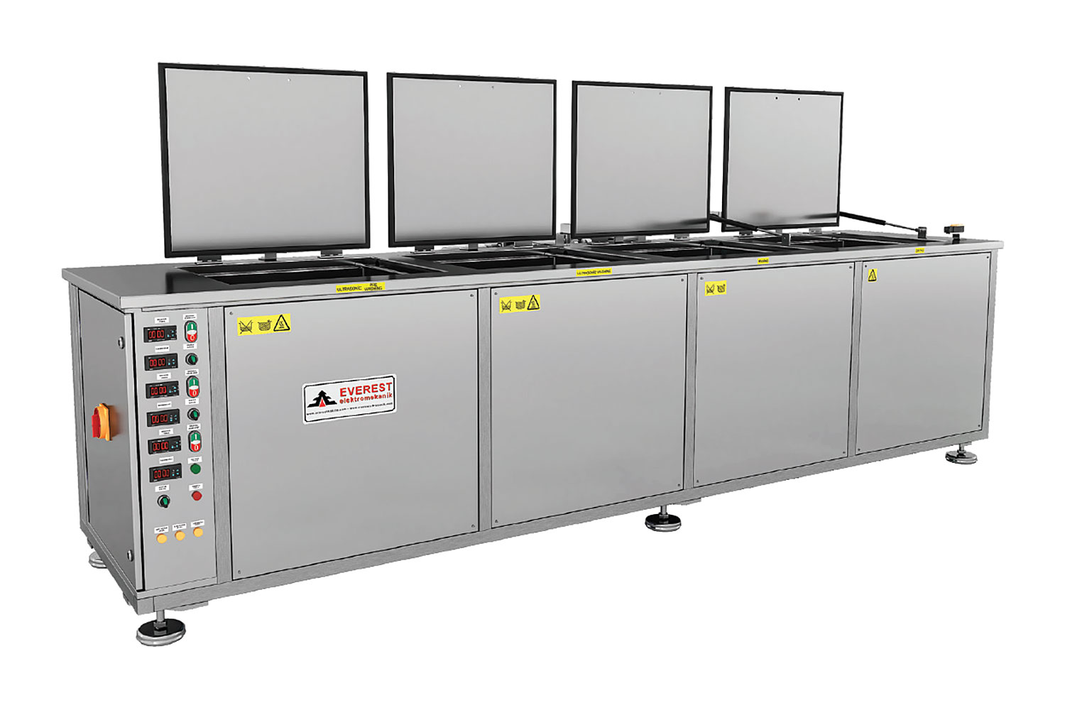 MultiClean 4 - 120 - Mehrstufige Ultraschall-Reinigungssysteme