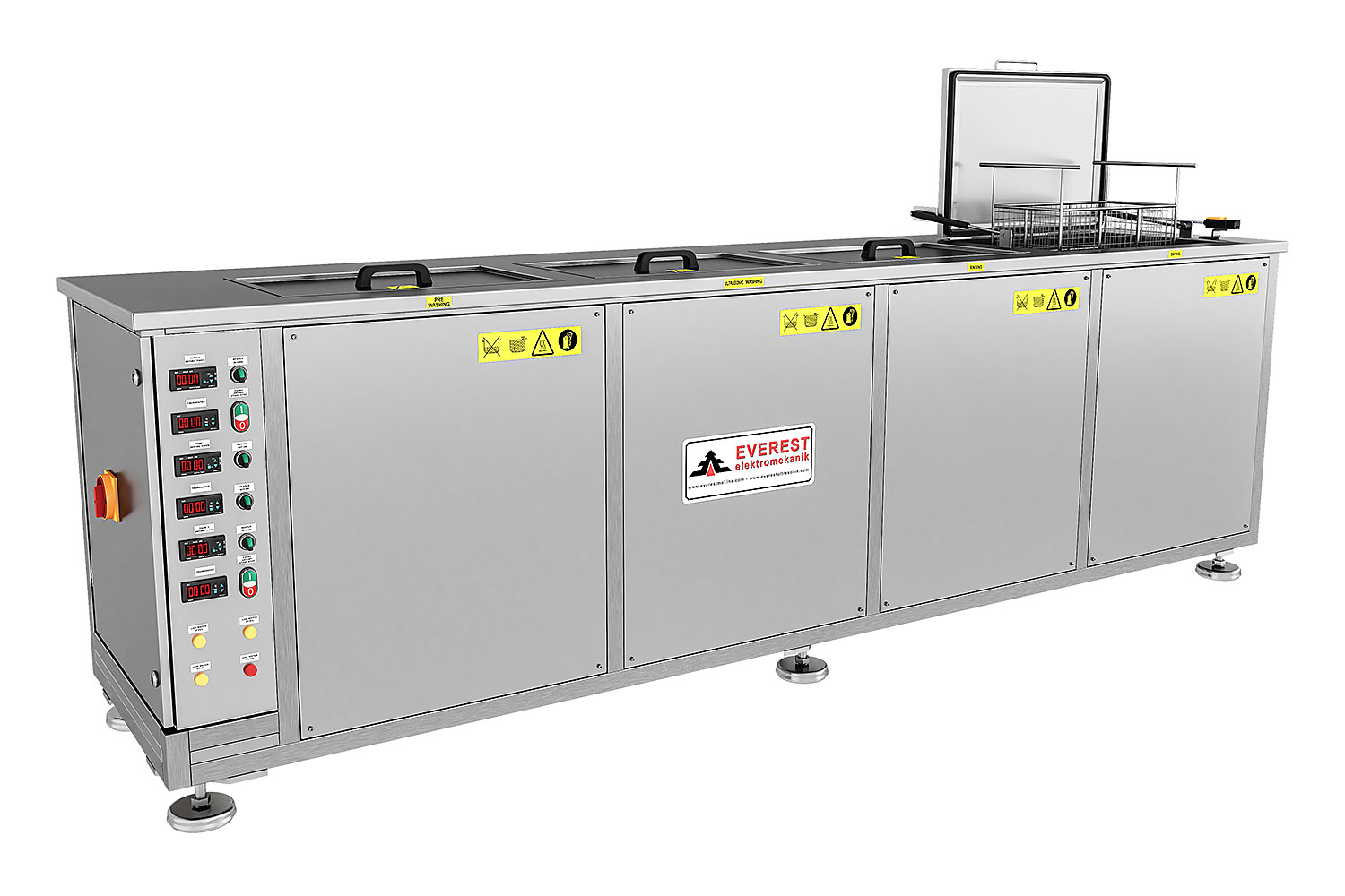 MultiClean 4 - 60 - Mehrstufige Ultraschall-Reinigungssysteme