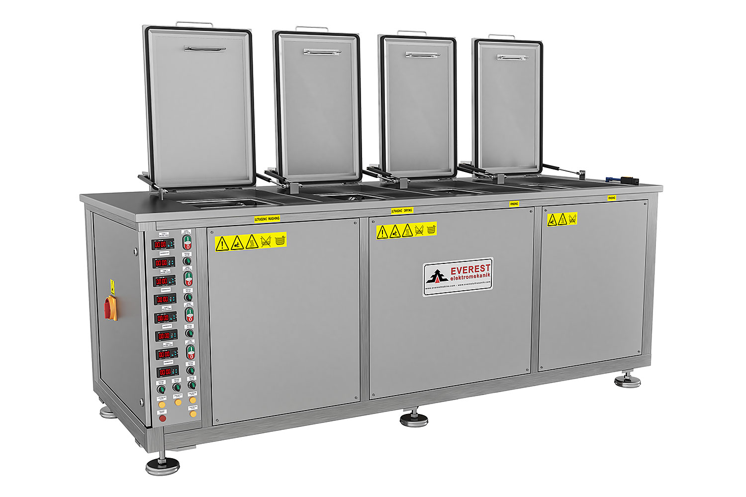 MultiClean 4 - 80 - Mehrstufige Ultraschall-Reinigungssysteme